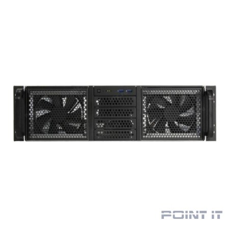 Procase RE306-D0H14-C-48 Корпус 3U server case,0x5.25+14HDD,черный,без блока питания,глубина 480мм,MB CEB 12"x10.5"