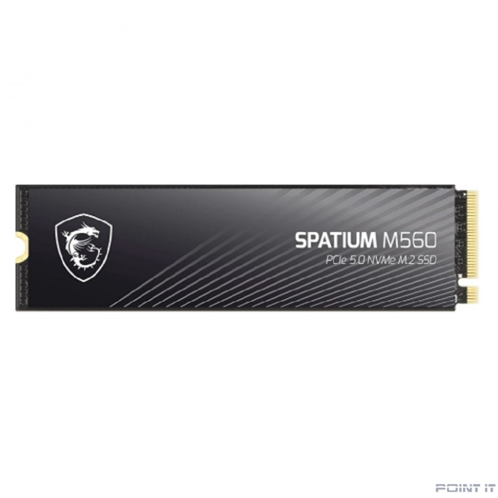Твердотельный накопитель SSD MSI M.2 2280 2TB SPATIUM M560 Client SSD S78-440Q940-P83, PCIe Gen4x4 with NVMe, 3D TLC, R/ W 4900/ 4400