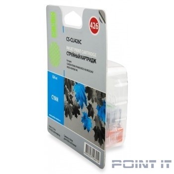 Cactus CLI426C Картридж для Canon MG5140/5240/6140/8140/MX884, голубой (8.4мл)