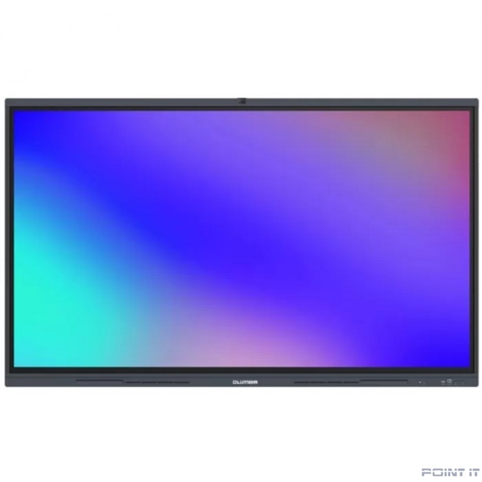 Lumien Интерактивный комплекс [LMP8604MLRU][IFCLO2ILM86] {86", 3840x2160 @ 60 Hz, ИК, 40 касаний, 400 кд/м2, 4000:1, 8GB DDR4 + 128GB, Android 11, 2x15 Вт + 15Вт, камера 48Мп} (РФ в реестре)