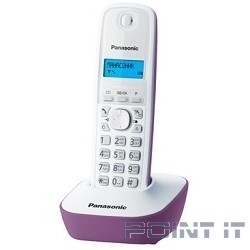 Panasonic KX-TG1611RUF (сиреневый) {АОН, Caller ID,12 мелодий звонка,подсветка дисплея,поиск трубки}