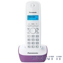 Panasonic KX-TG1611RUF (сиреневый) {АОН, Caller ID,12 мелодий звонка,подсветка дисплея,поиск трубки}