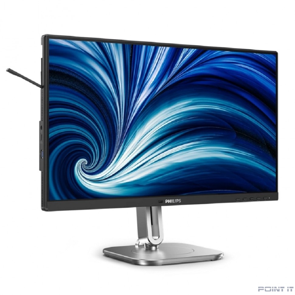 Монитор LCD PHILIPS 23.8" 24B2N4200/00 Black с поворотом экрана (IPS, 1920x1080, 120Hz, 4 ms, 178°/178°, 300 cd/m, 1500:1)