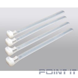 Hyperline GTR-200STC Стяжка нейлоновая открывающаяся, безгалогенная (halogen free), 200x4.8мм (100 шт)