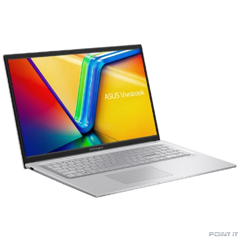 Ноутбук ASUS X1704V (X1704VA-AU515) 17.3"/FHD/IPS/250N/60Hz/i5-1335U/16GB/SSD512GB/Intel Iris Xe/FingerPrint/Backlit/DOS/Cool Silver (90NB10V1-M00K20)
