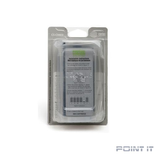 Картридж струйный Cactus CS-C9403 №72 фото черный матовый (130мл) для HP DJ T610/T620/T770/T1100/T1100MFP/T1120/T1200