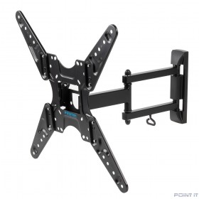 Kromax OPTIMA-414 черный 20&quot;-55&quot; макс.30кг настенный поворотно-выдвижной и наклонный