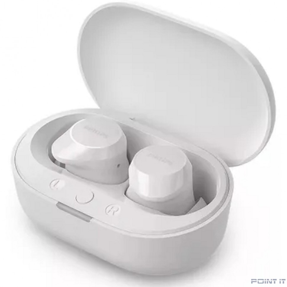 Наушники Philips TAT1209, Bluetooth, внутриканальные, белый [tat1209wt/00]