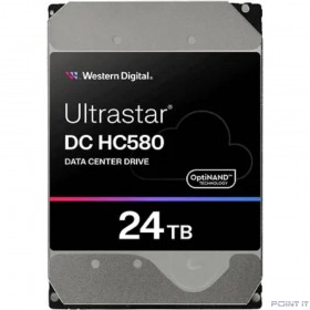 24Tb WD Ultrastar DC HC580 {SATA 6Gb/s, 7200 rpm, 512mb buffer, 3.5&quot;} [WUH722424ALE6L4]