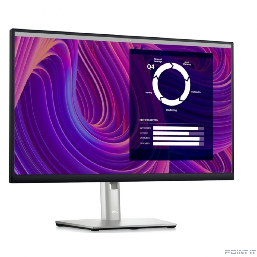 Монитор LCD Dell 24" P2423D черный и серебристый {IPS 2560x1440 75Hz 5ms 8bit 300cd 178/178 HDMI DisplayPort1.2 4xUSB3.2 Pivot VESA} [210-BDEG]