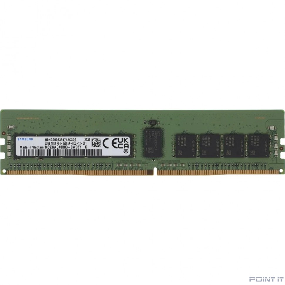 Память DDR4 Samsung M393A4G40BB3-CWE 32Gb DIMM ECC Reg PC4-25600 CL22 3200MHz