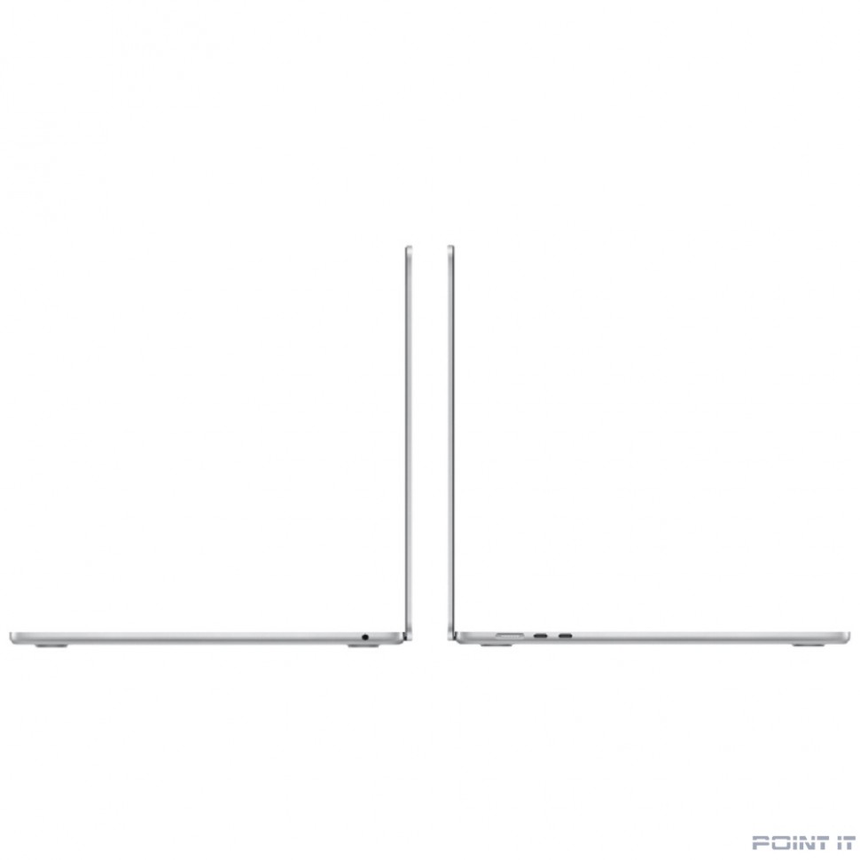 Ноутбук Apple MacBook Air 15-inch 2025 [MC6J4LL/A] (КЛАВ.РУС.ГРАВ.) Silver 15.3" Liquid Retina {(2560x1600) M4 10C CPU 10C GPU/24GB/512GB SSD/рекоменд.переходник 11007065}