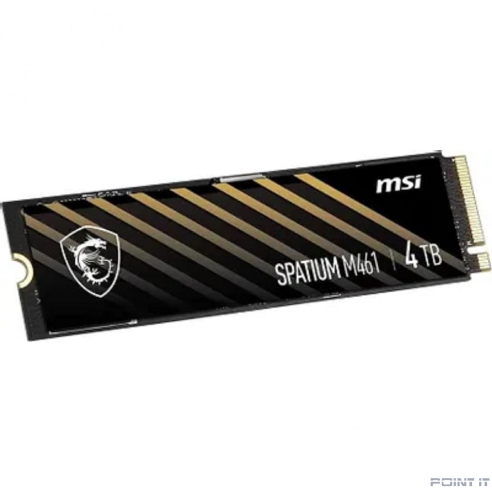 Твердотельный накопитель SSD MSI M.2 4TB PCIe 4.0 NVMe SPATIUM M461