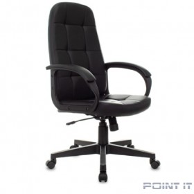Кресло руководителя Бюрократ CH 002 черный эко.кожа крестов. пластик (CH 002 BLACK) (1872491)