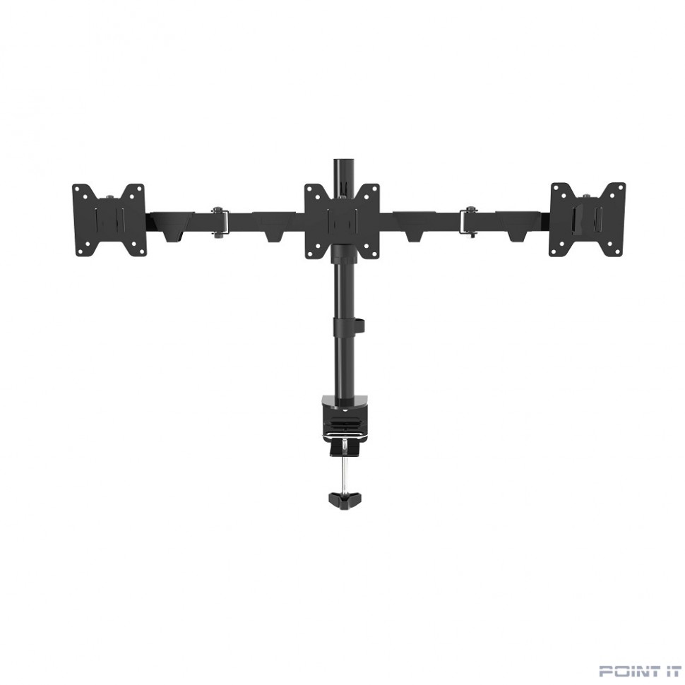 Wize [WDM3-26] Настольное крепление для трех мониторов 14"-26", VESA 75x75, 100x100, макс. нагрузка 10 кг,