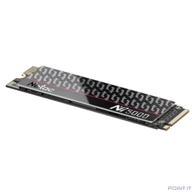 Netac NV5000t 500Gb [NT01NV5000t-500-E4X] M.2 2280, PCI-E 4.0 x4, 3D NAND, 4800/2700MBs, NVMe 1.4, 320TBW, с радиатором