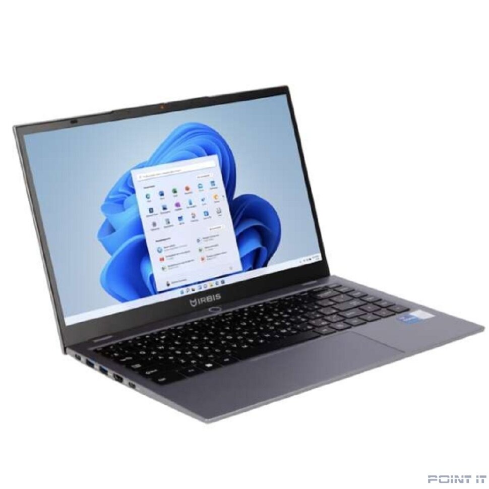Ноутбук IRBIS [14NBP3003] Grey 14" { FHD i5-1235U/16GB/512GB/W11Pro} 3y warranty, Metal case