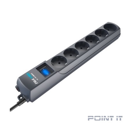 ZIS Сетевой фильтр Pilot S-MAX 10м {5 евро, 1 росс., увеличенная мощность 3500 Вт}