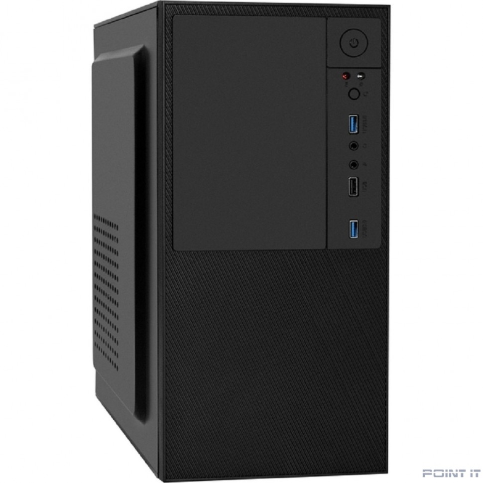 Exegate EX297994RUS Корпус Minitower BAA-308U2 (mATX, без БП, 1*USB+2*USB3.0, HD Audio, черный)