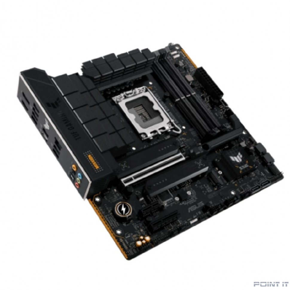 Материнская плата ASUS TUF GAMING B760M-PLUS II, LGA1700 4xDDR5 4xSATA3 3xM.2 RAID HDMI DP mATX