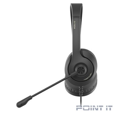 A4Tech Fstyler FH100 черный 2м накладные (FH100 (STONE BLACK))