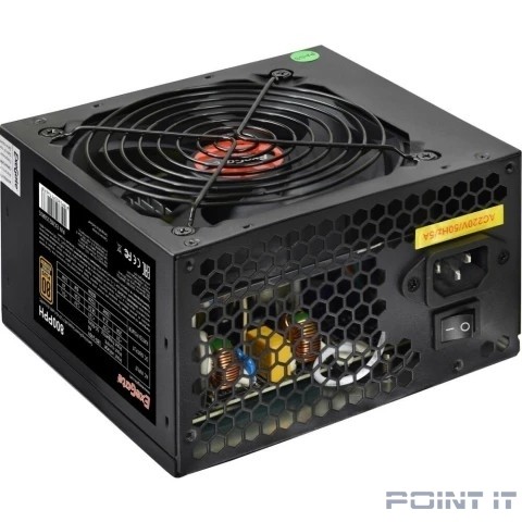 Exegate EX282156RUS-S Блок питания 800W ExeGate 80 PLUS® Bronze 800PPH (ATX, APFC, SC, КПД 89% (80 PLUS Bronze), 12cm fan, 24pin, 2x(4+4)pin, 4xPCI-E, 8xSATA, 4xIDE, RTL (color box), black, кабель 220
