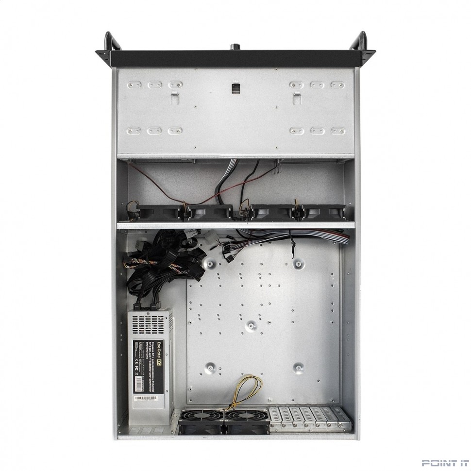 Exegate EX293881RUS Серверная платформа ExeGate Pro 4U650-010/4U4139L <RM 19", высота 4U, глубина 650, Redundant БП 2x550W, USB>