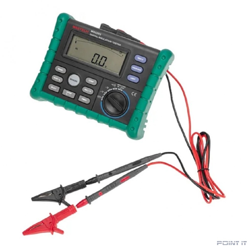 Mastech (13-1347) Измеритель сопротивления изоляции (мегаомметр) MS5203 (1.0 кВ)