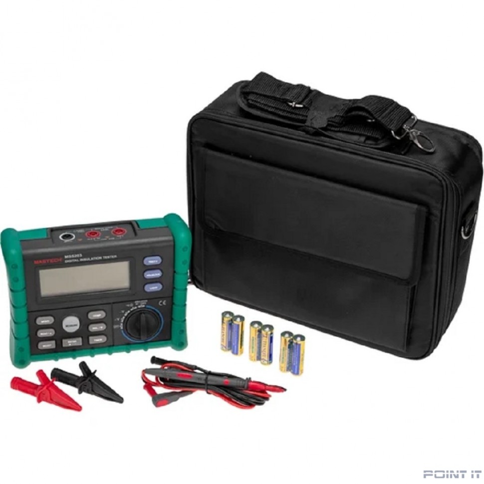 Mastech (13-1347) Измеритель сопротивления изоляции (мегаомметр) MS5203 (1.0 кВ)