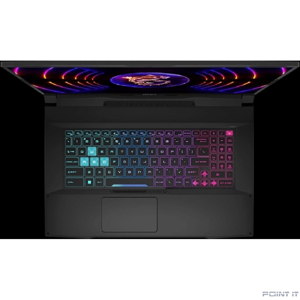 Ноутбук MSI Katana 17 B12UCR [9S7-17L541-1466] Black 17.3" {FHD i5-12450H/ DDR5 16GB (8GB*2)/1TB SSD/RTX3050 GDDR6 4GB,backlight (Red)/DOS}