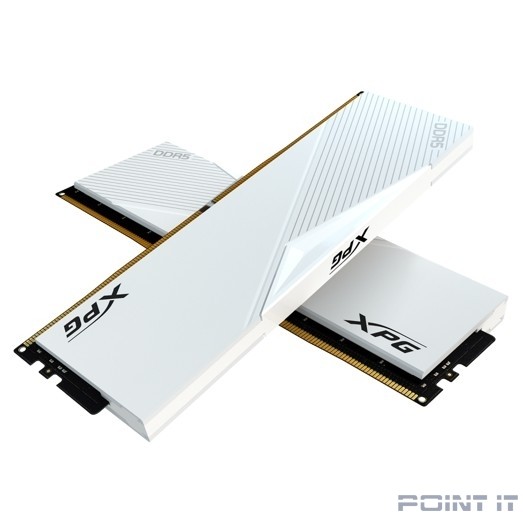 Модуль памяти XPG LANCER 32GB DDR5-6400 AX5U6400C3216G-DCLAWH,CL32, 1.4V K2*16GB WHITE ADATA