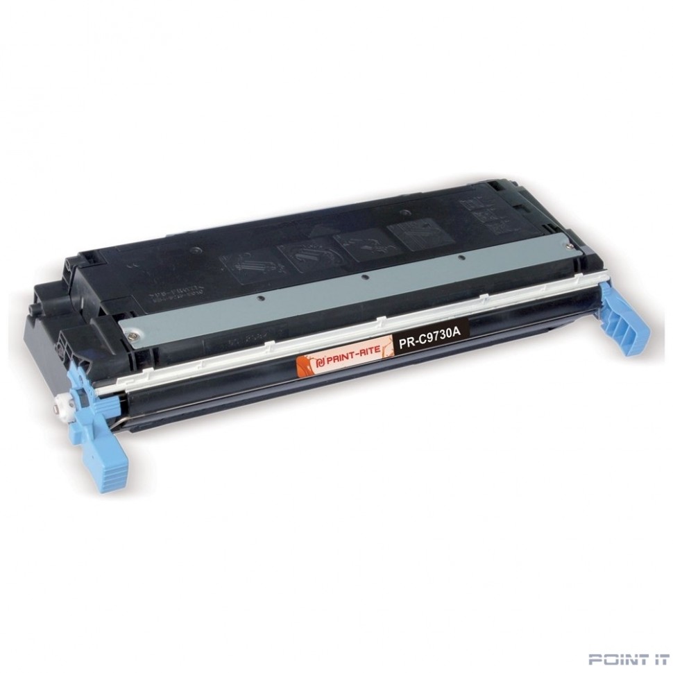 Картридж лазерный Print-Rite TRH214BPU1J PR-C9730A C9730A черный (13000стр.) для HP CLJ 5500/5550