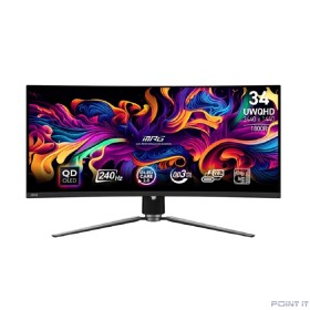 Монитор MSI MPG 34&quot; 341CQPX черный {QD OLED LED 21:9 HDMI матовая HAS 250cd 178гр/178гр 3440x1440 240Hz DP UW USB 9.3кг}