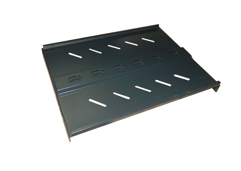 Полка для шкафа глубиной 600 (472x350), черная, 100 кг