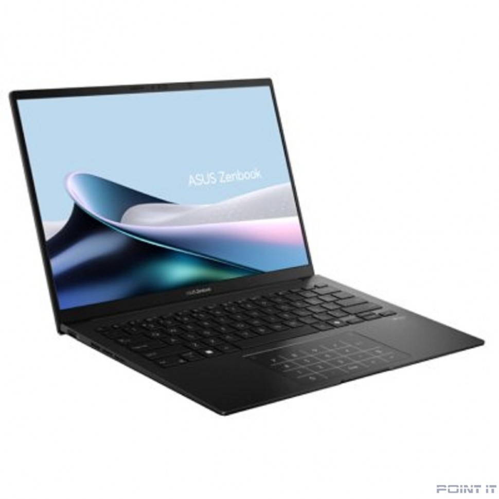 Ноутбук ASUS Zenbook 14 UM3406KA-PP181 [90NB14U1-M00AL0] Jade Black 14" {OLED Ryzen AI 7 350(2Ghz)/32768Mb/1024PCISSDGb/noDVD/Int:AMD Radeon/DOS + чехол}