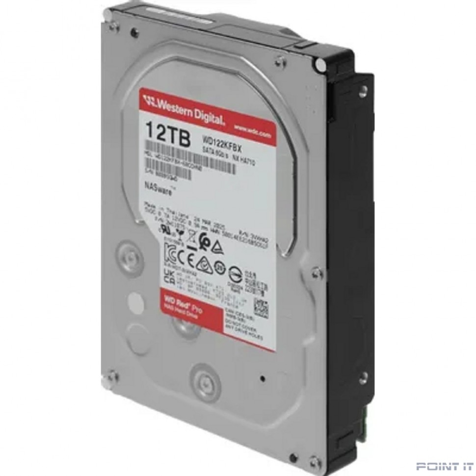 12TB WD Red Pro (WD122KFBX) {Serial ATA III, 7200- rpm, 512Mb, 3.5"}
