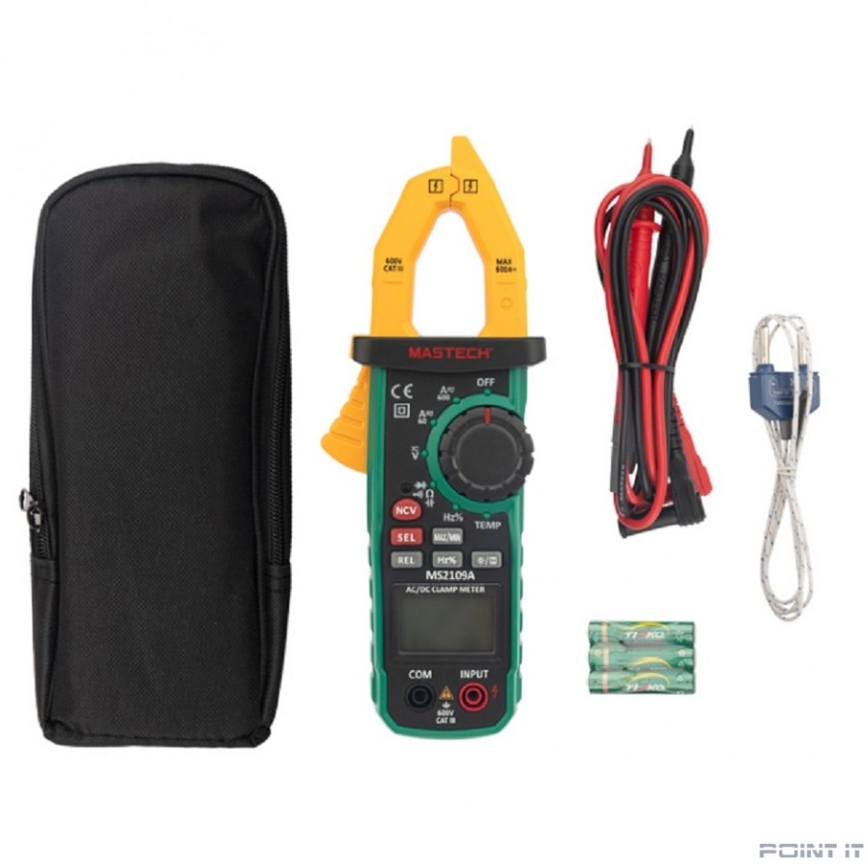 Mastech (13-1309) Токоизмерительные клещи MS2109A + постоянный ток