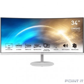 Монитор LCD MSI 34&quot; Pro MP341CQW белый {VA Curved 3440x1440 100Hz 4ms 2xHDMI2.0 DisplayPort1.2 2x2W VESA} [9s6-3pb2ct-025]